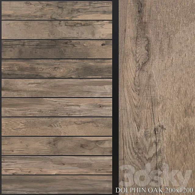 ABK Dolphin Oak 200×1200 3D Model