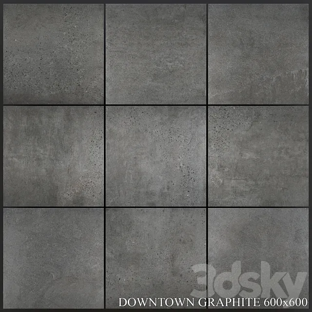 ABK Downtown Graphite 600x600 3D Model