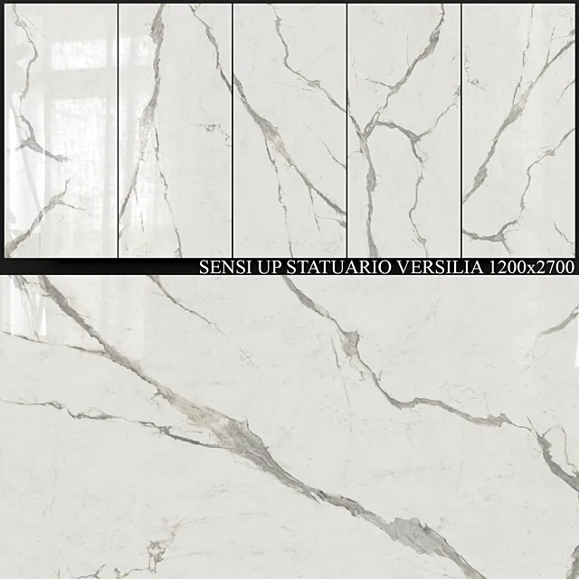 ABK Sensi Up Statuario Versilia 1200x2700 3D Model