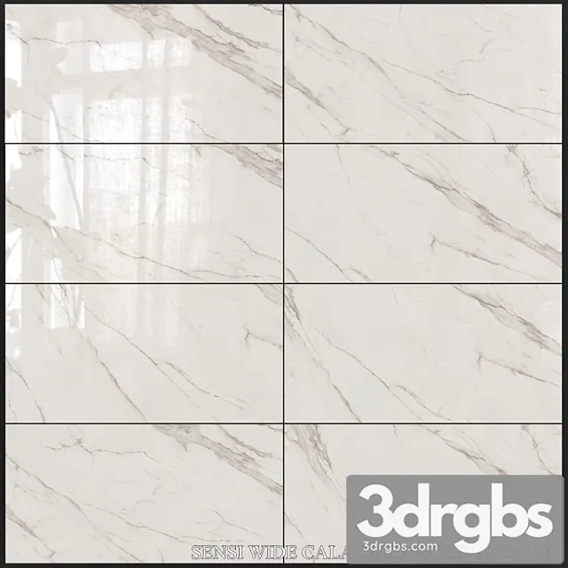 Abk sensi wide calacatta gold 1200x2400 3D Model Free