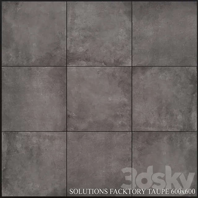 ABK Solutions Facktory Taupe 600×600 3D Model