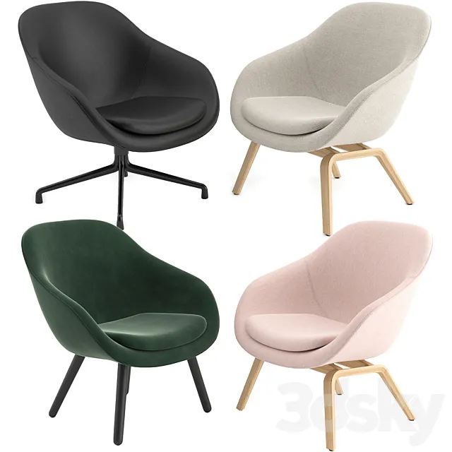 About A Lounge Chairs AAL by HAY 3D Model