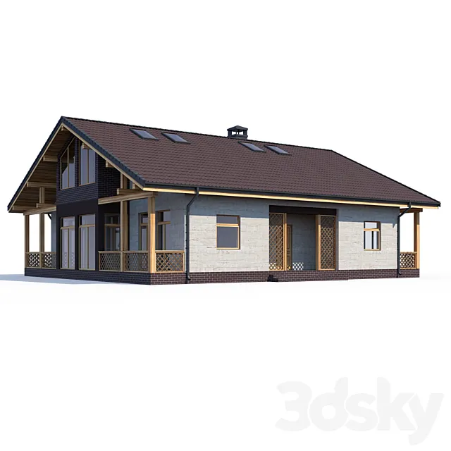 ABS House V183 3D Model