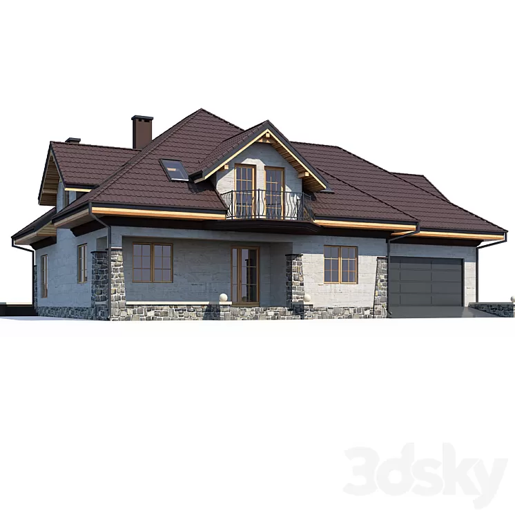ABS House V216 3D Model