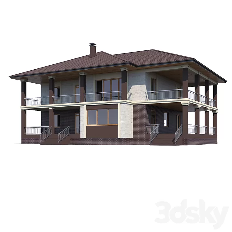 ABS House V217 3D Model