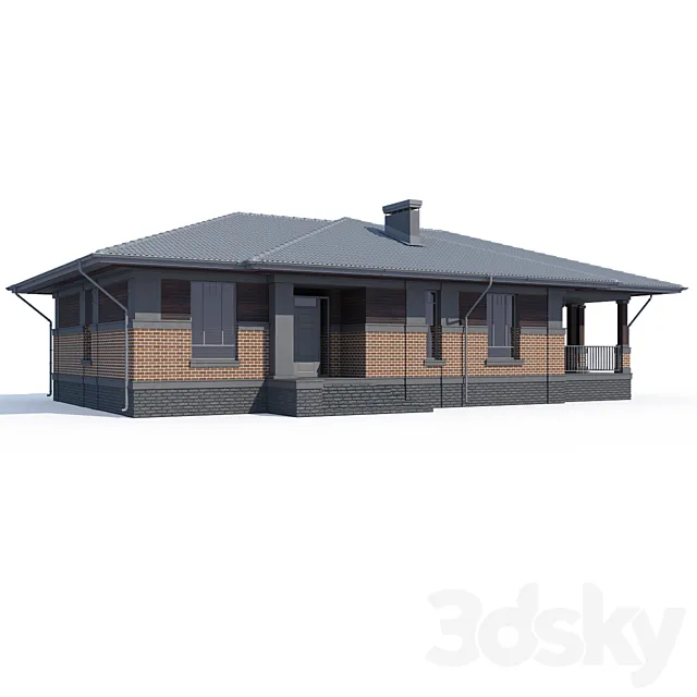 ABS House V76 3D Model