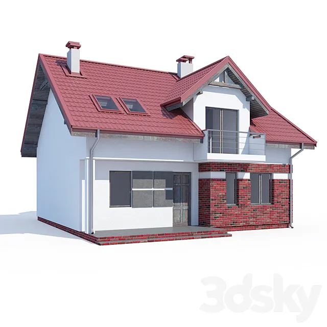 ABS House V97 3D Model
