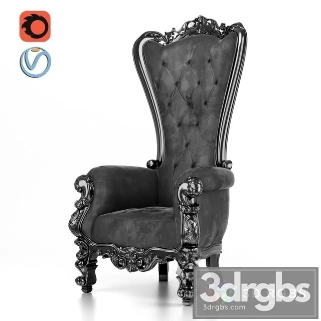 Absolom Roche Armchair 3D Model Free