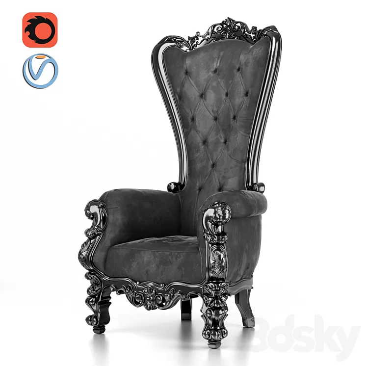 Absolom Roche Chair 3D Model