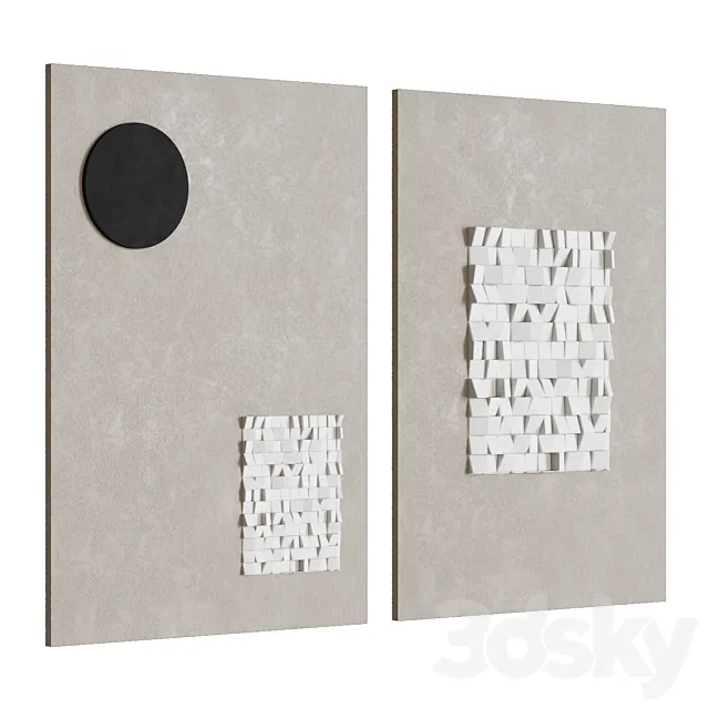 Abstract 3d panels 3DModel