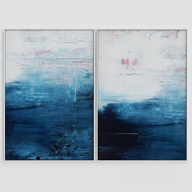 Abstract art frames_10 3D Model