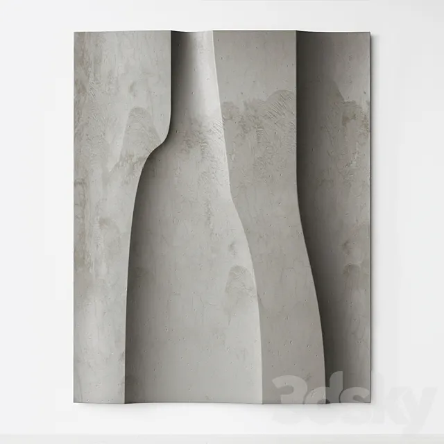 Abstract composition. Relief. Plateau. 51 3D Model