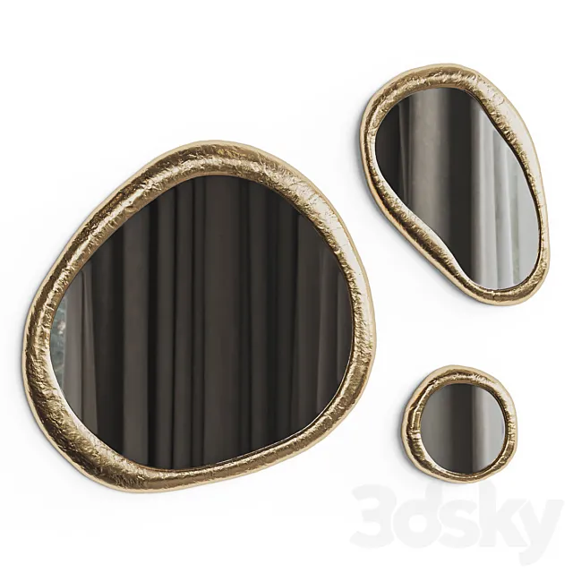 Abstract mirror Halo by Boca do lobo 3D Model