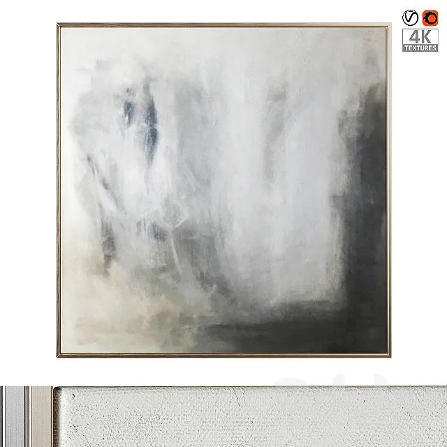 Abstract painting 3D Model