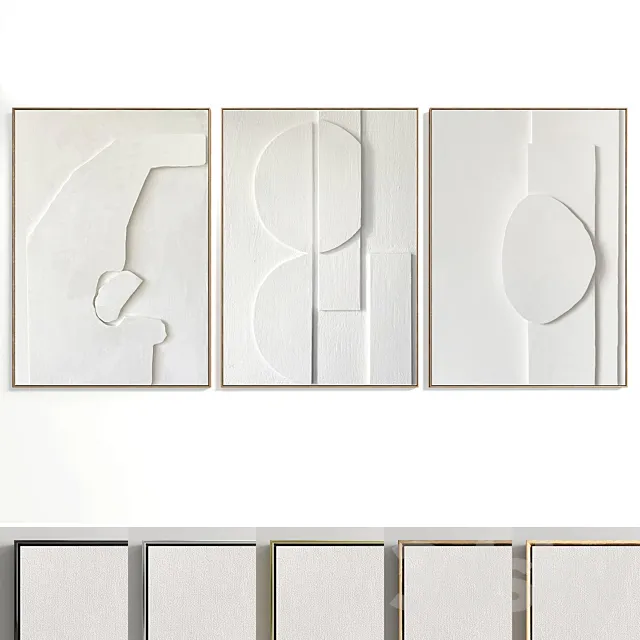 Abstract Painting Set of 3 pieces - No 19 Free Download