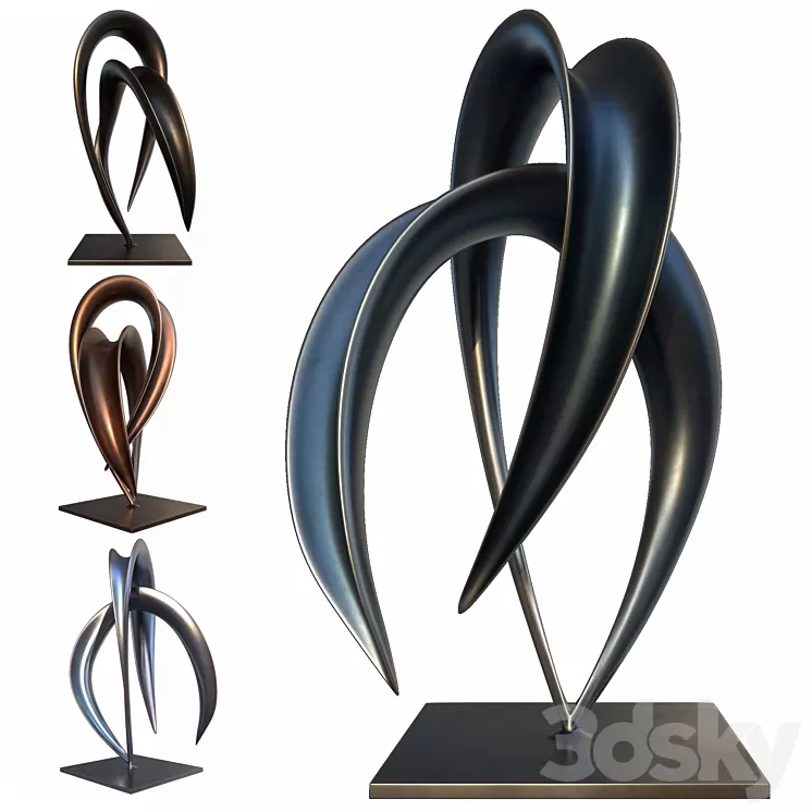 abstract sculpture 01 3D Model Free
