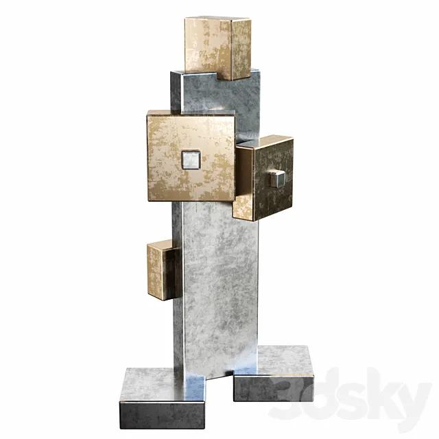 Abstract sculpture AS-004 3D Model