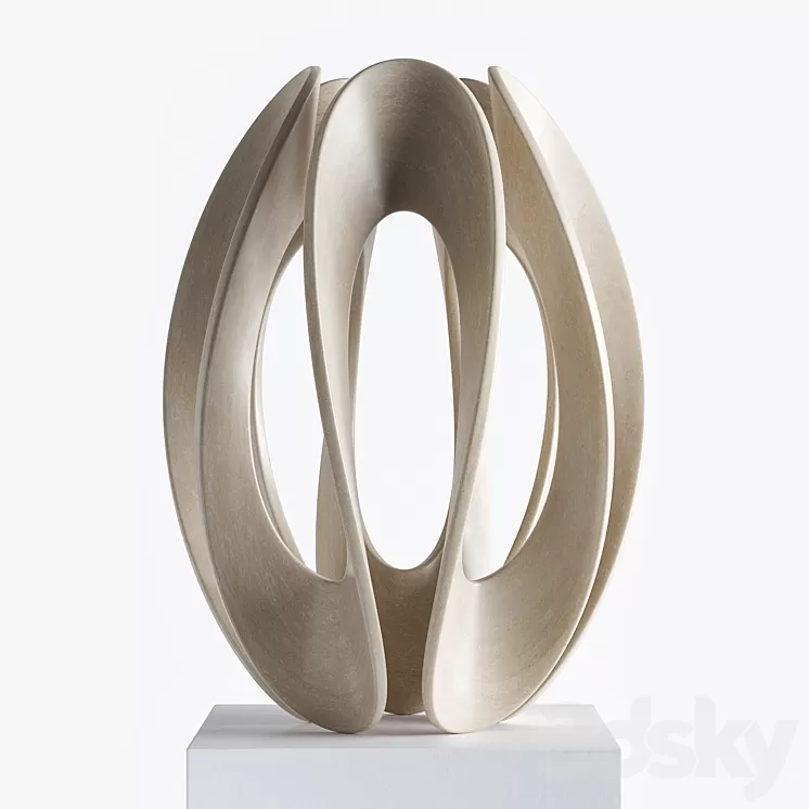 Abstract sculpture by Gianpietro Carlesso 3D Model Free Download