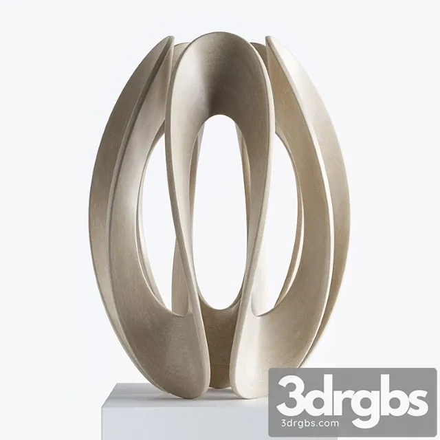 Abstract Sculpture By Gianpietro Carlesso 4 3D Model Download