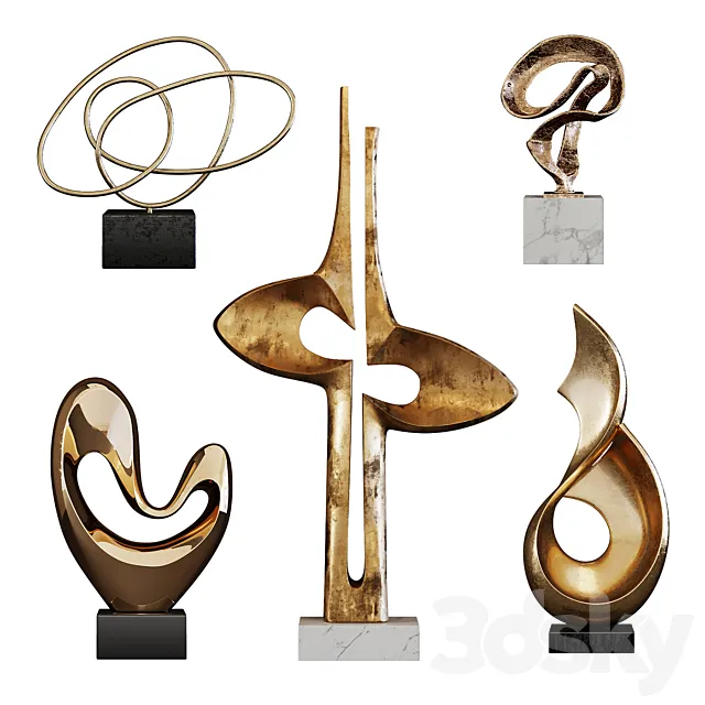 Abstract Sculptures 01 Free Download