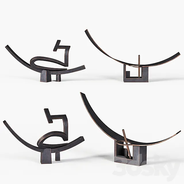 Abstract Sculptures 3DModel
