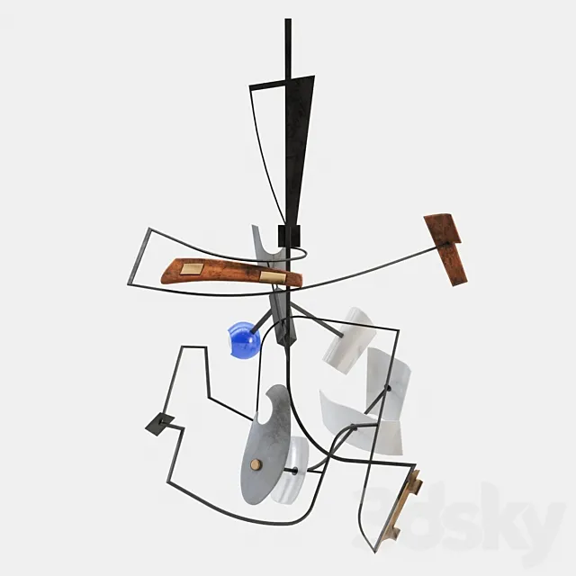 Abstract suspension 3DModel