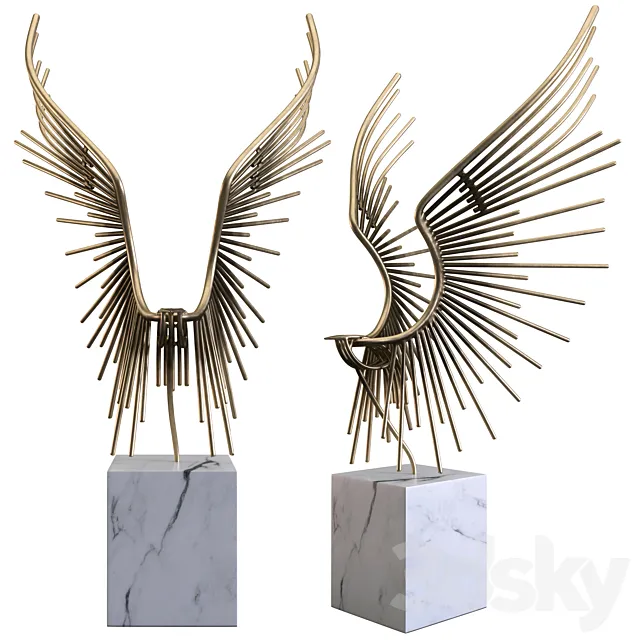 Abstract Welded Bird 3DModel