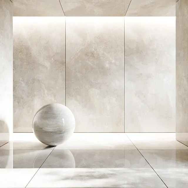 Abyss Gray Porcelain Tiles 3D Model