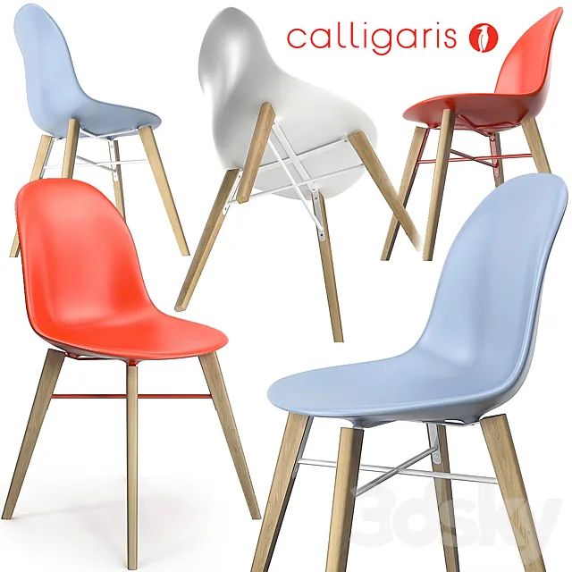 Academy MW chair 3D Model