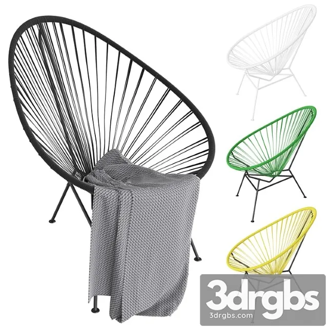 Acapulco Outdoor Chair 3D Model Free