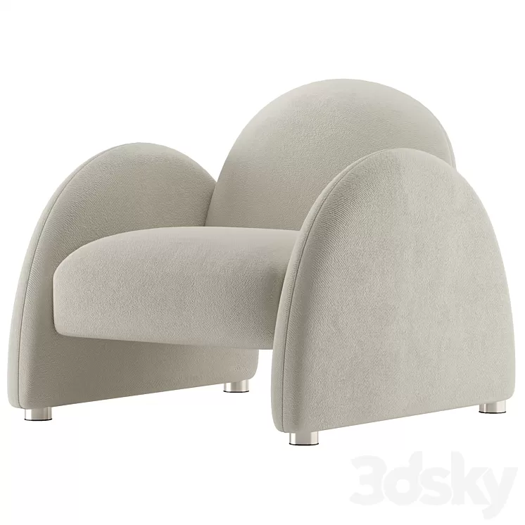 Accent Armchair 2LG 3D Model