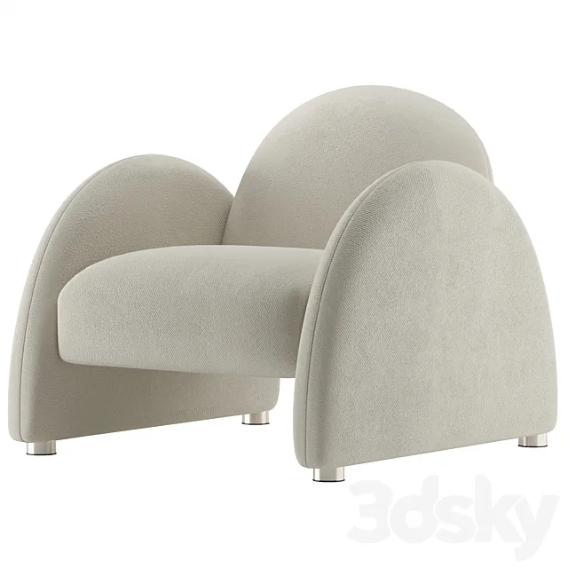 Accent Armchair 2LG 3DModel