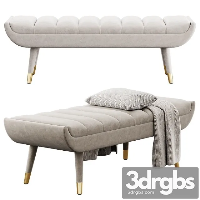 Accent Bench By Modway 3D Model Free