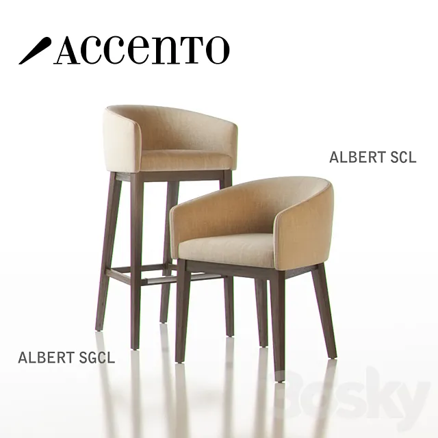 ACCENTO ALBERT Chairs 3DModel
