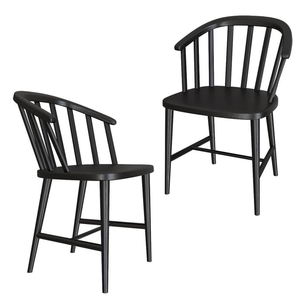 Accento SRL  - Chair Pantelleria SL wood 3D Model