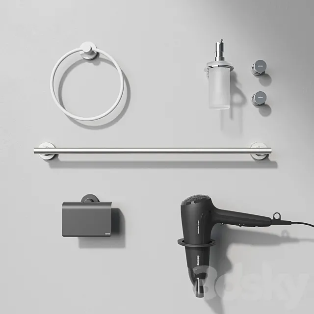 Accessories bath Tecno Project 3D Model