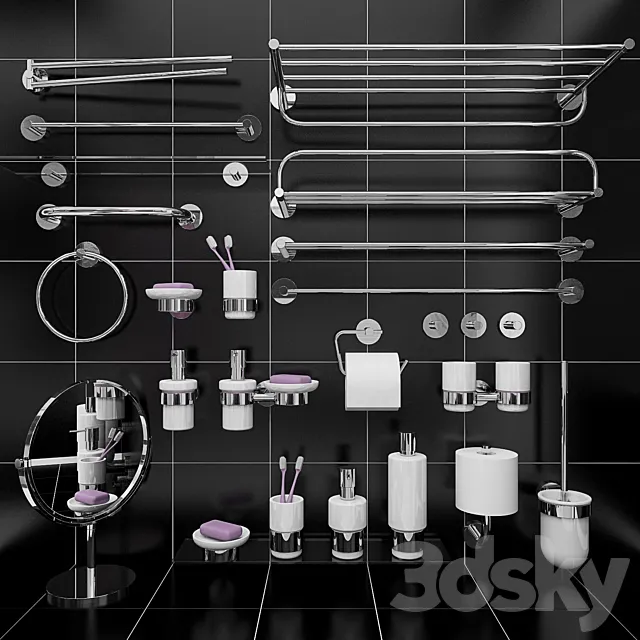 Accessories Bathing room 3DModel