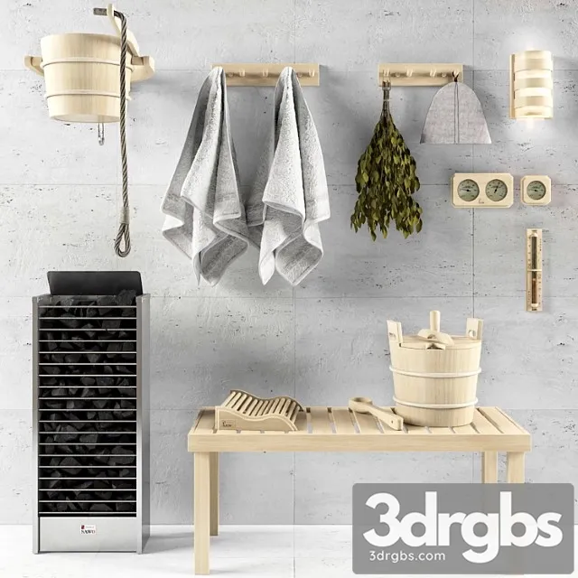 Accessories For Baths and Saunas Sawo 3D Model Free