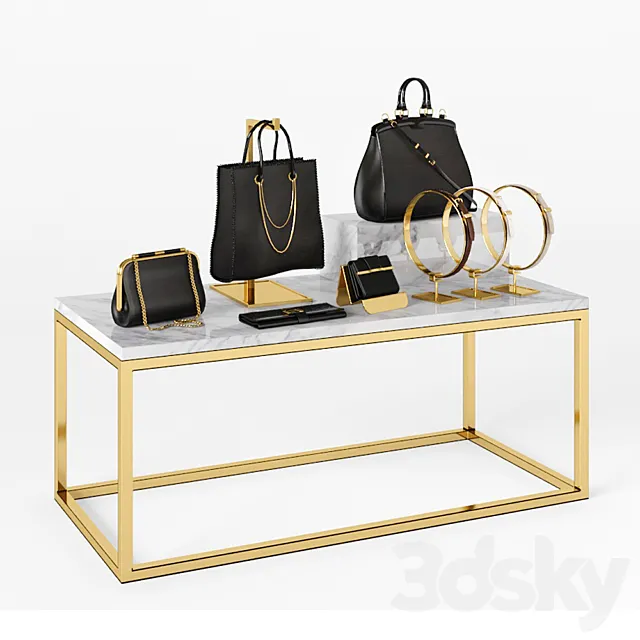 Accessories for boutique 3D Model
