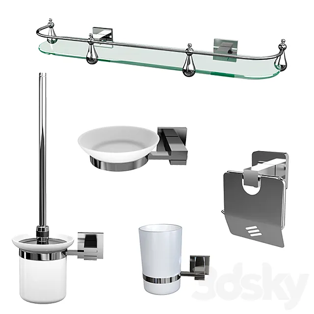 Accessories for the bathroom 3D Model