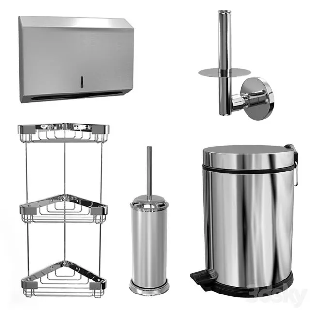 Accessories for the bathroom 3D Model