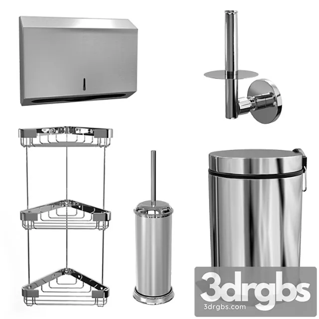 Accessories For The Bathroom 3D Model Free