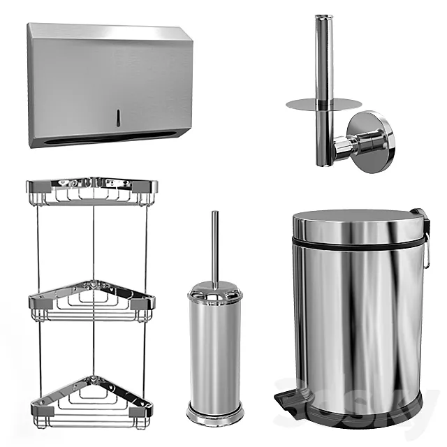 Accessories for the bathroom 3D Model