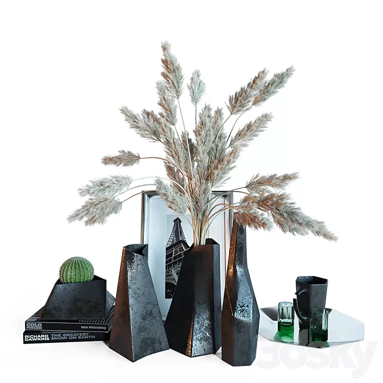 Accessories Set 3D Model