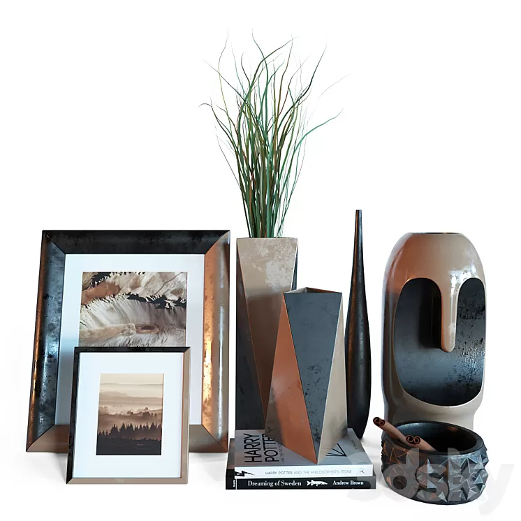 Accessories Set 3D Model