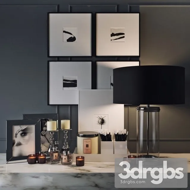 Accessories Table Lamp 3D Model Free