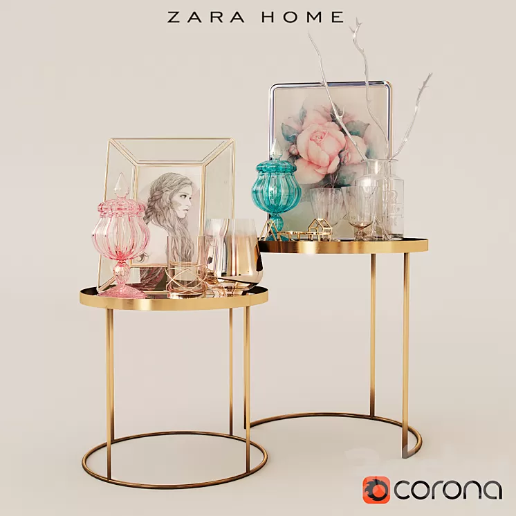 ACCESSORIES (Zara home) 3D Model