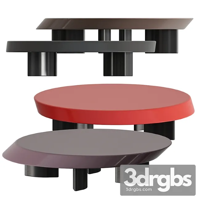 Accordo Coffee Table By Cassina 3D Model Free