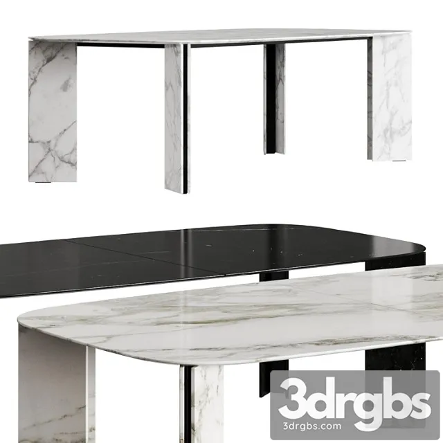 Acerbis maxwell dining tables 2 3D Model Free