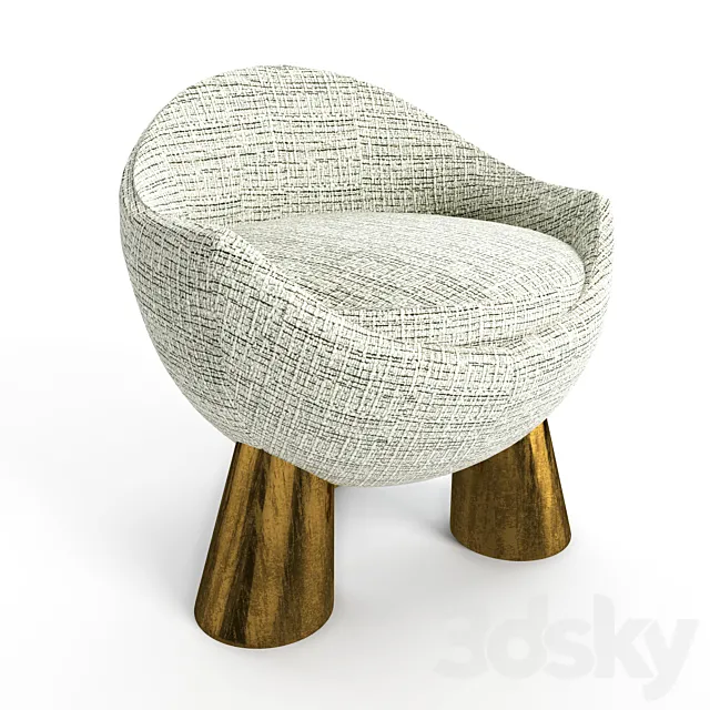 Achille Salvagni Armchair 3DModel